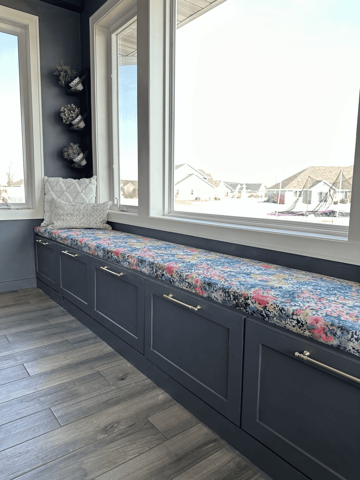 bench with drawers diy 