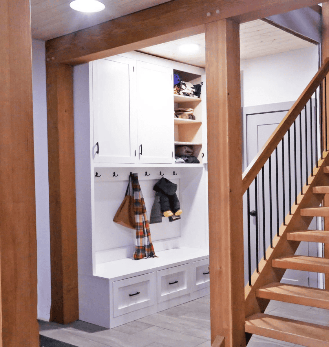 mudroom bench with drawers diy