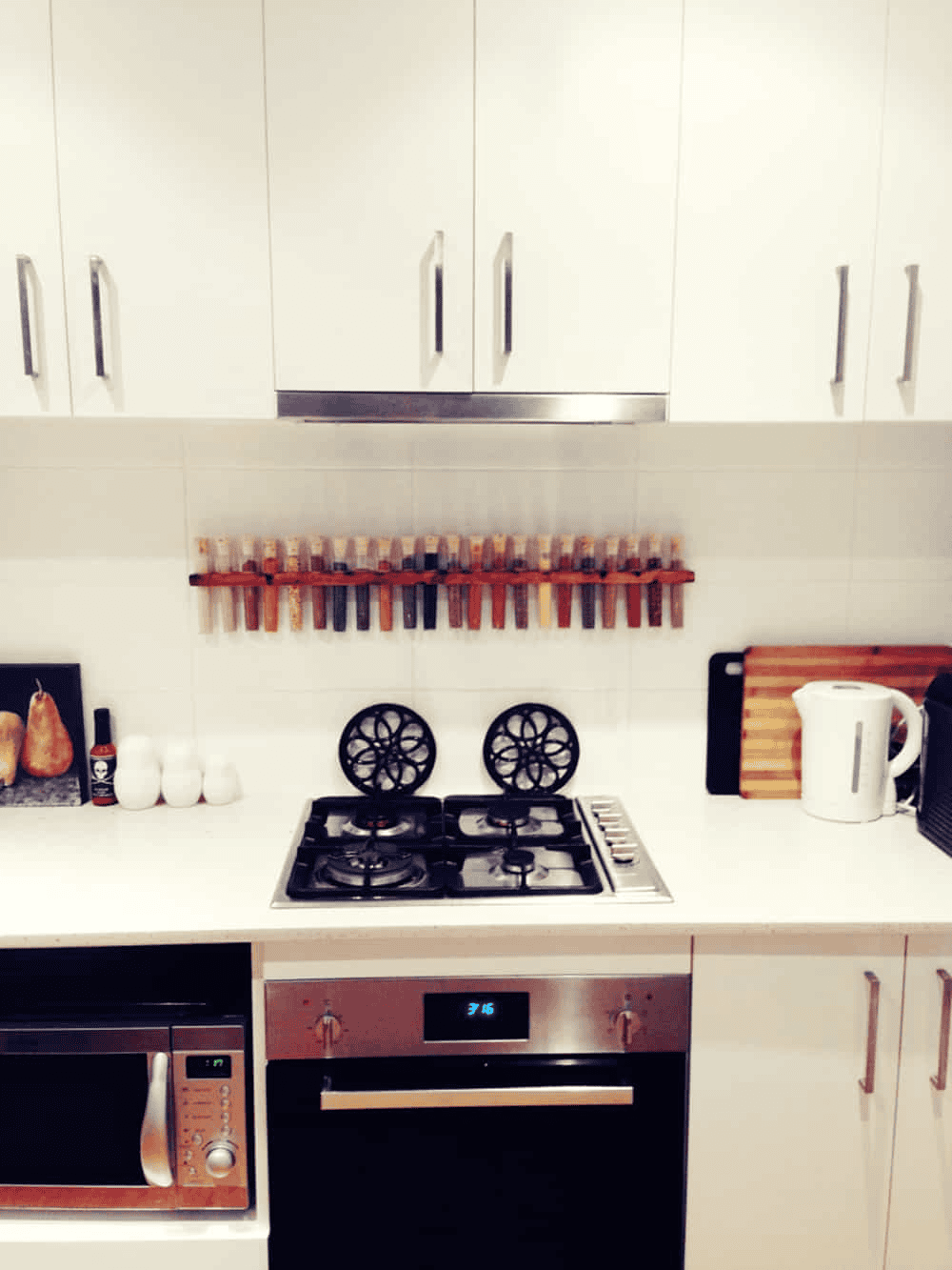hanging tube spice storage