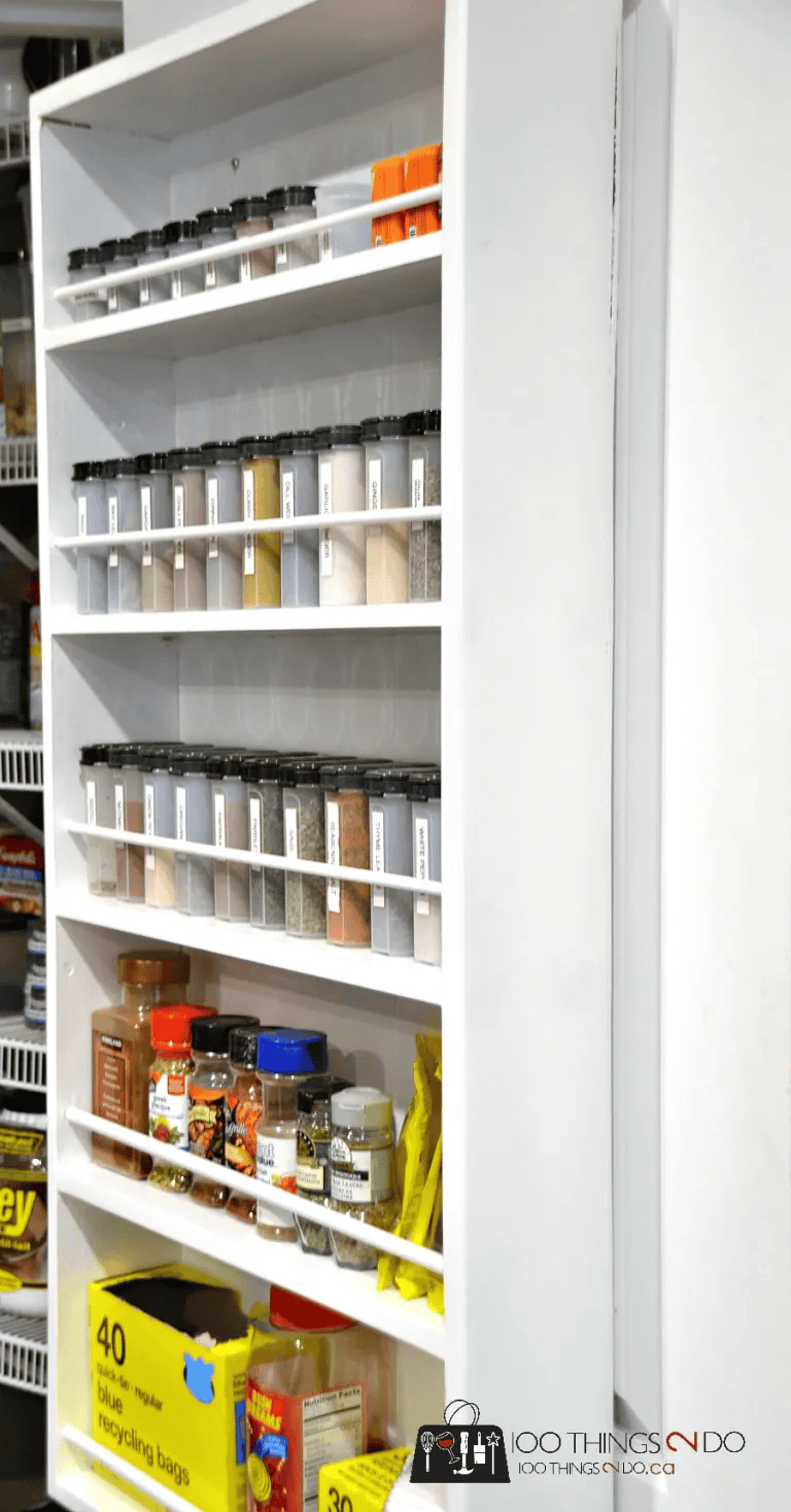 how to build door mounted rack