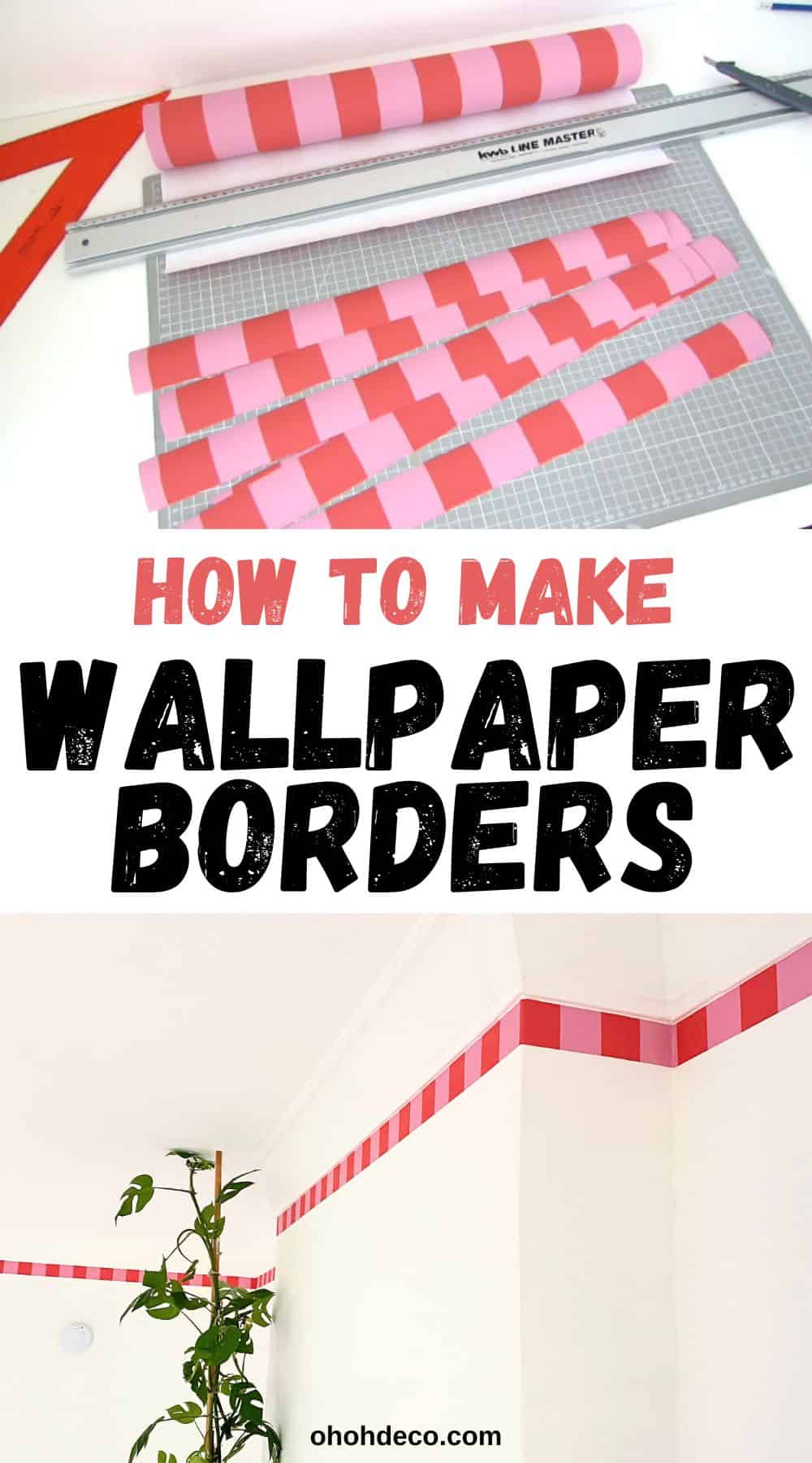 make wallpaper borders easy DIY