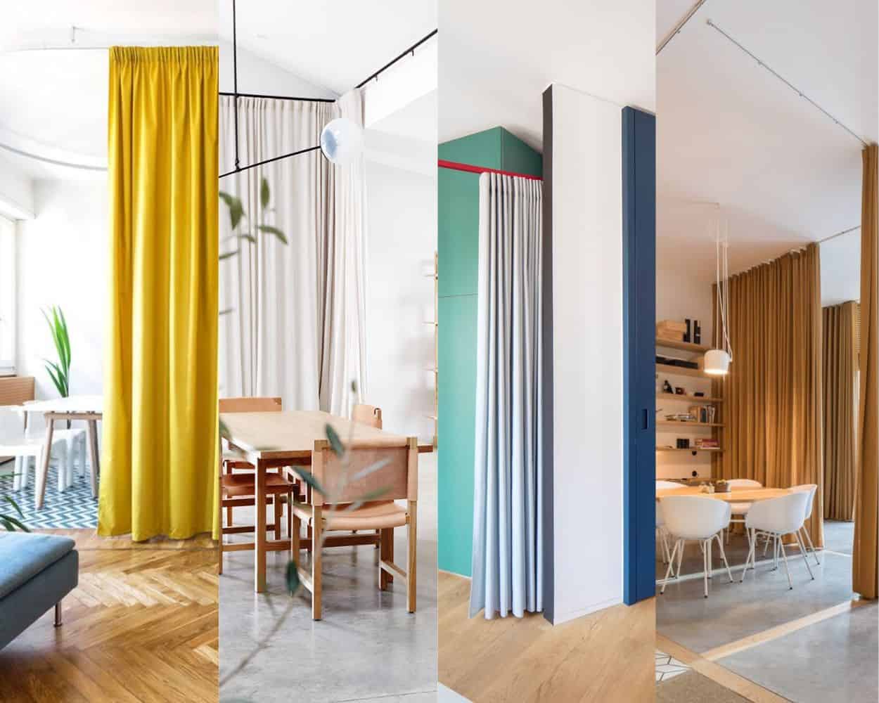 curtain room divider ideas