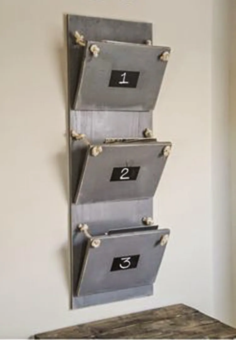 wall magazine holder diy