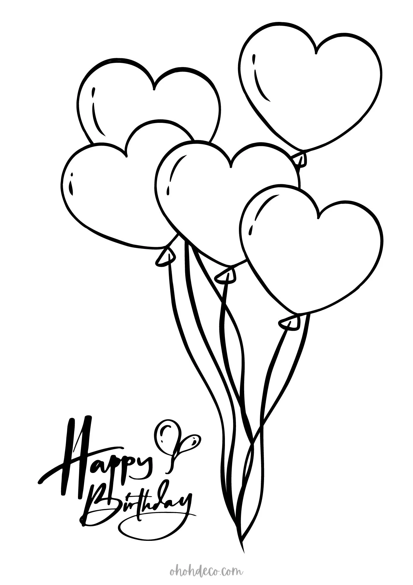 happy birthday printable