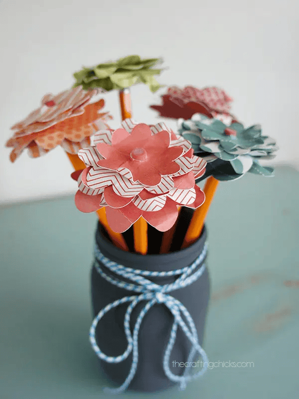 pencil flower toppers