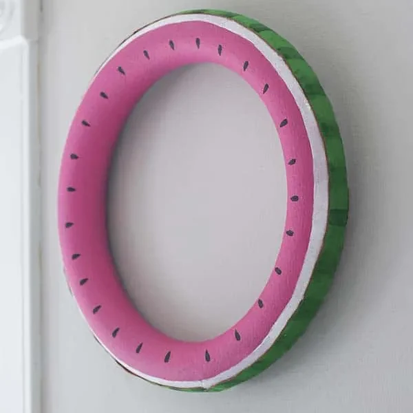 diy watermelon wreath