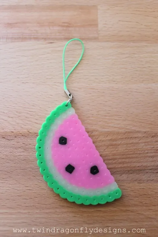 hama bead keychain diy