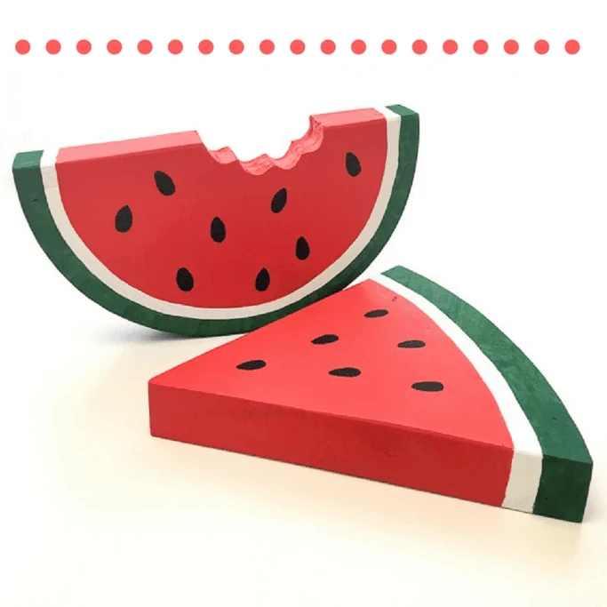 watermelon slice diy