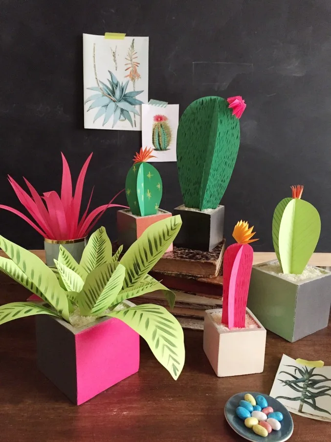 make paper plants