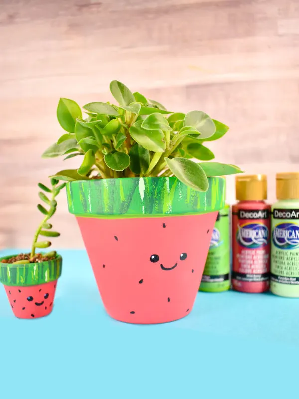 clay pot painting idea