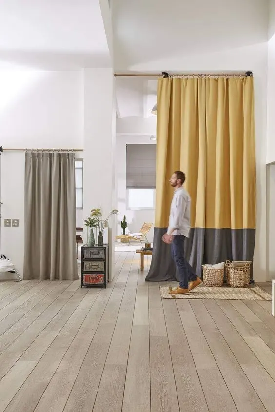 curtain room divider ideas