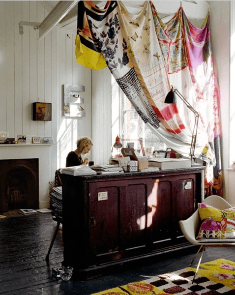 repurposed curtain