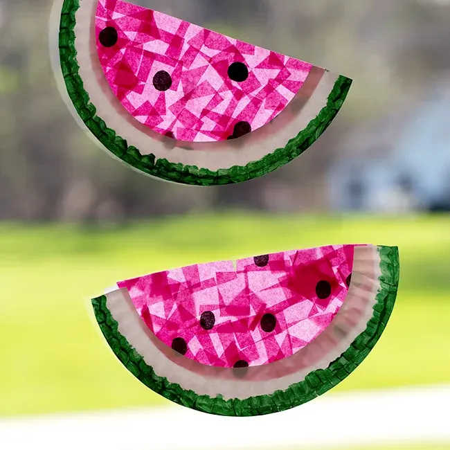 diy summer suncatcher