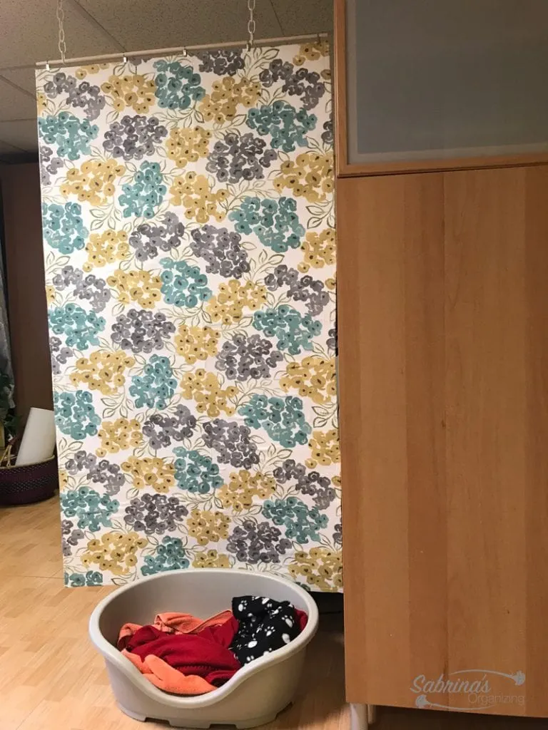 diy hanging curtain