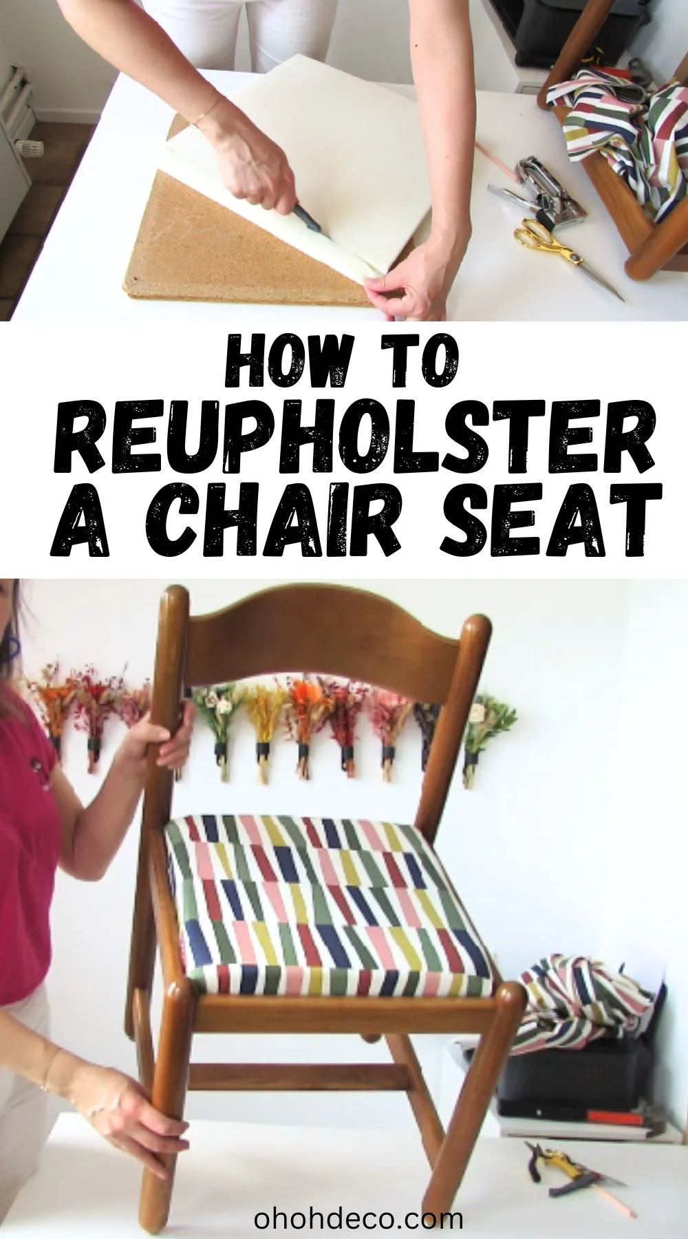 Reupholster seat hotsell