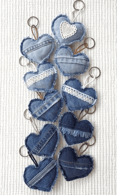 easy to make heart keychain
