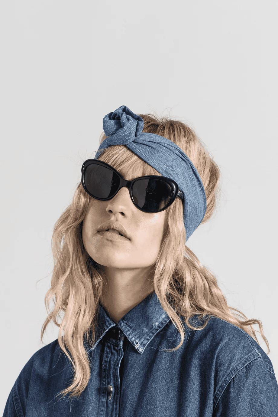 how to make denim headband