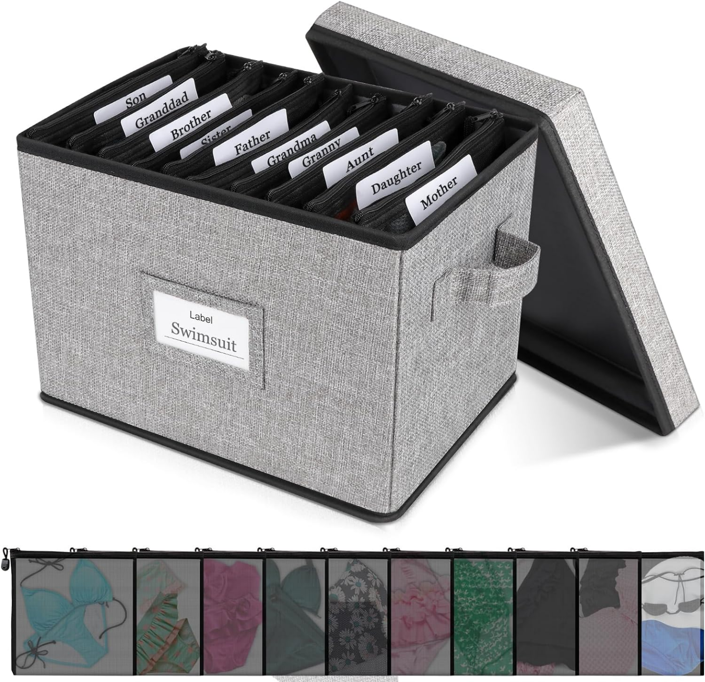 swimsuit box organizer