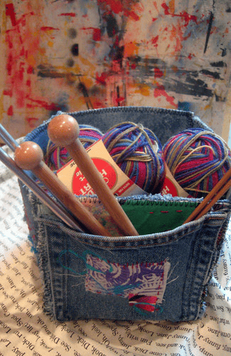 diy craft storage basket