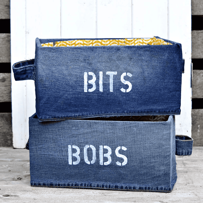 cover a box with fabric