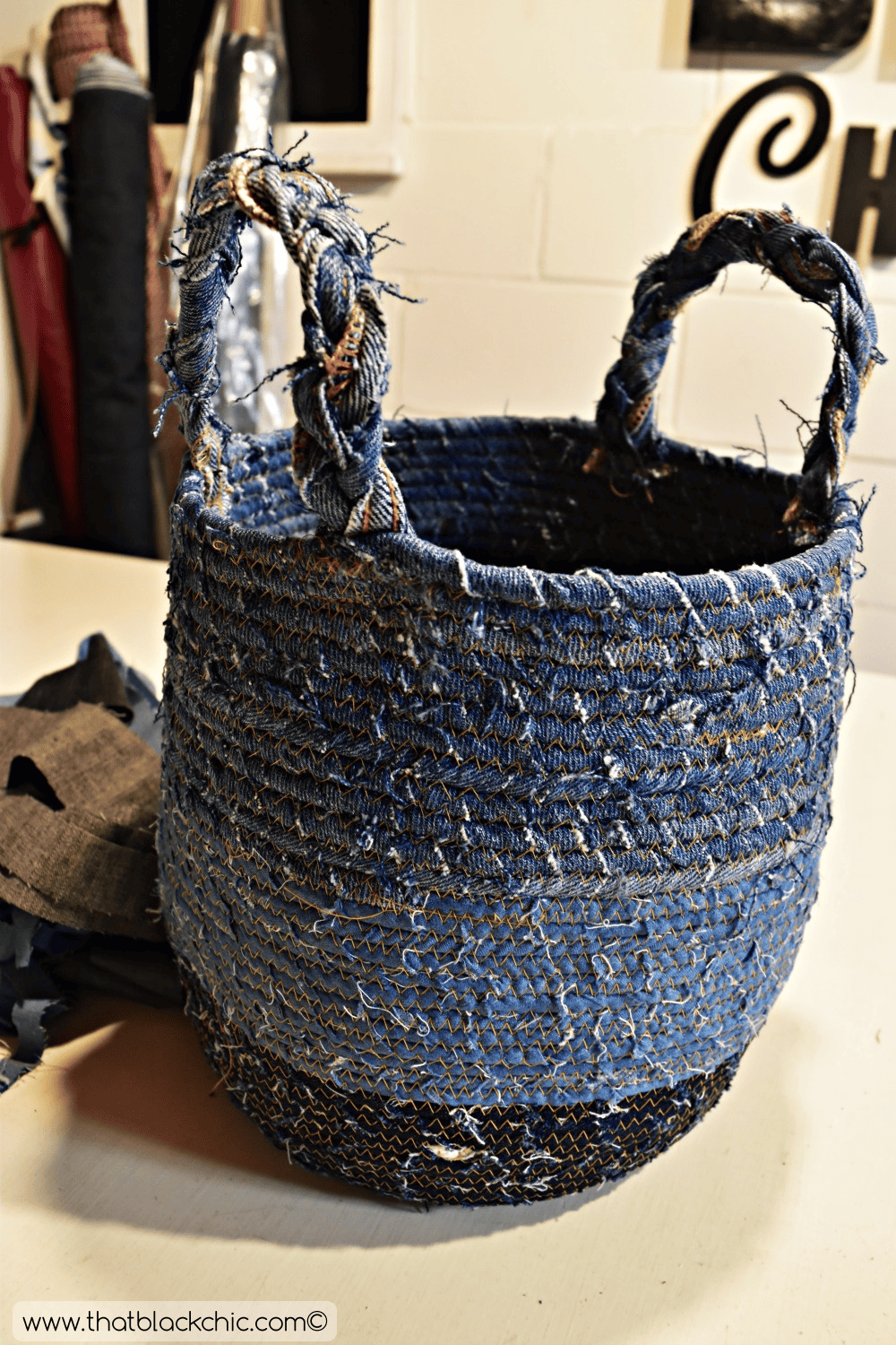 diy fabric basket