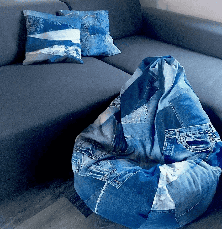 diy denim crafts pillows