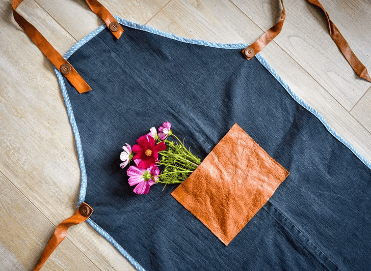 make a denim apron