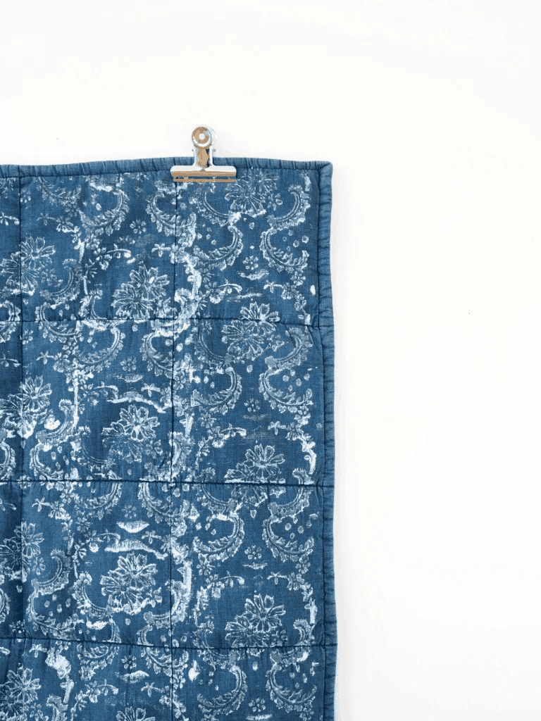 denim wall hanging