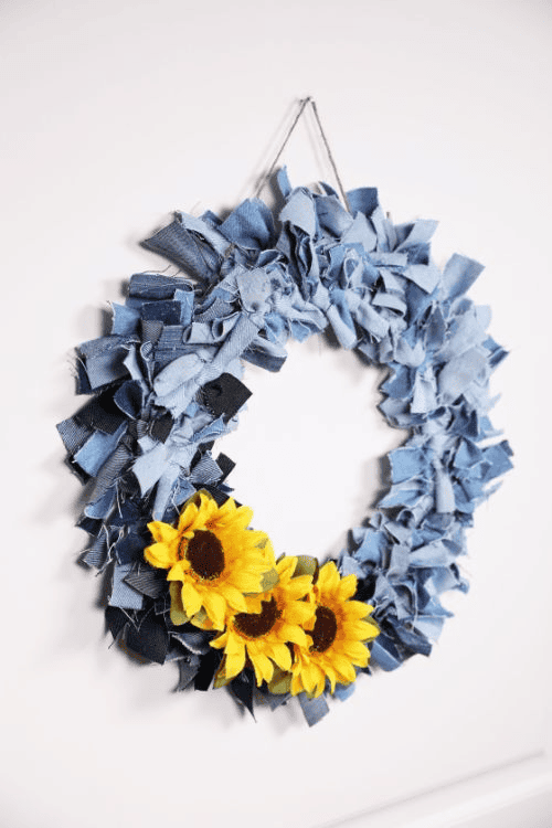 diy rag wreath