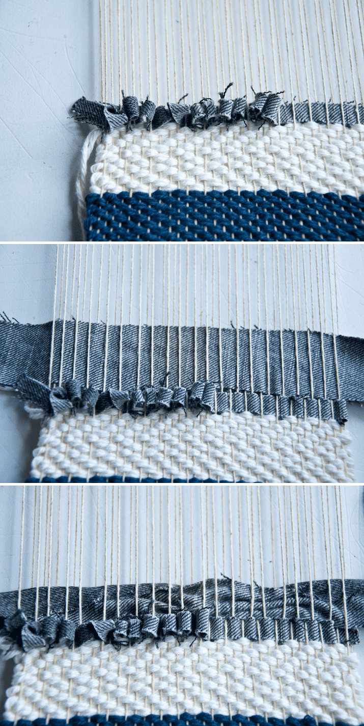 how to weave denim