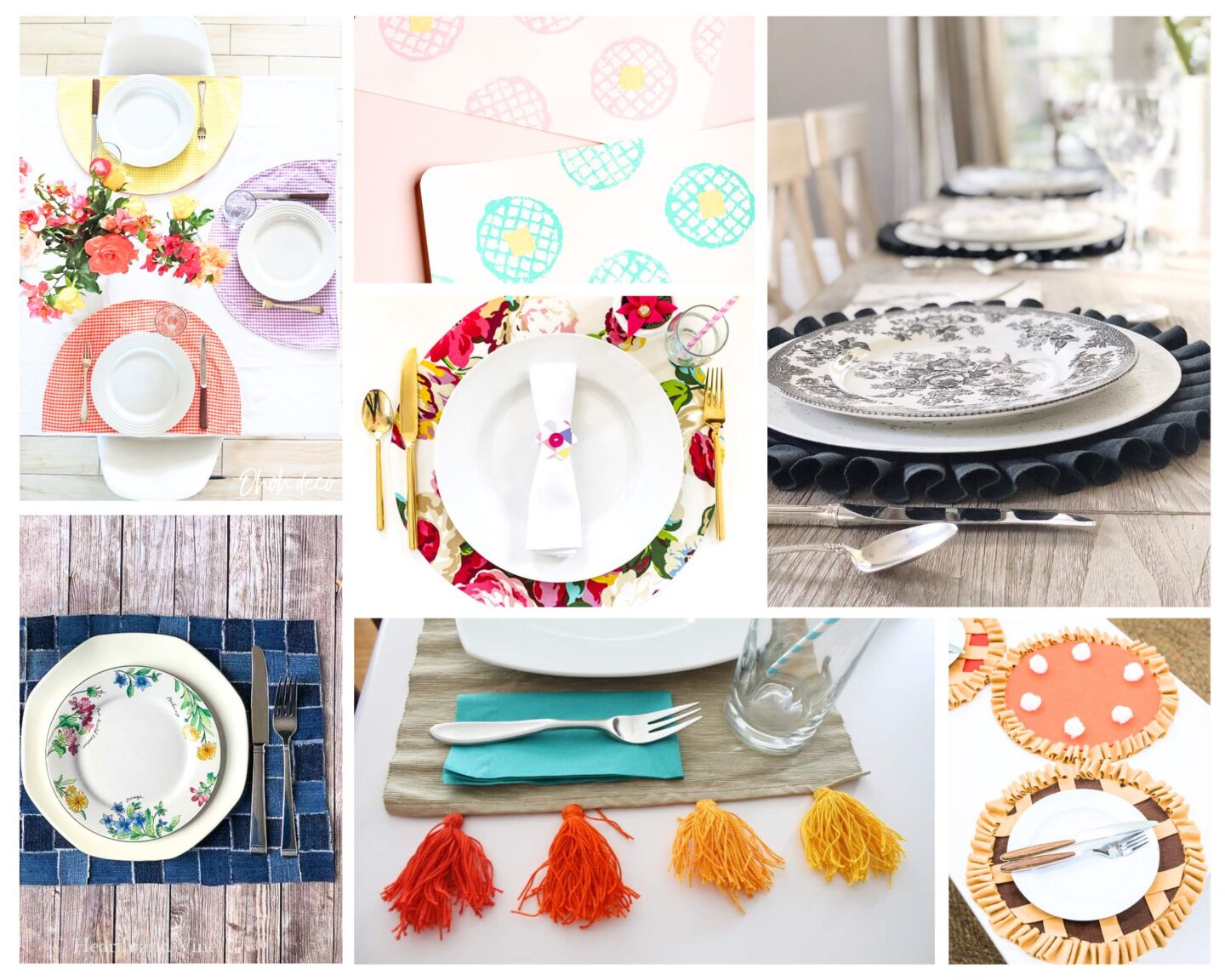 how to make placemats