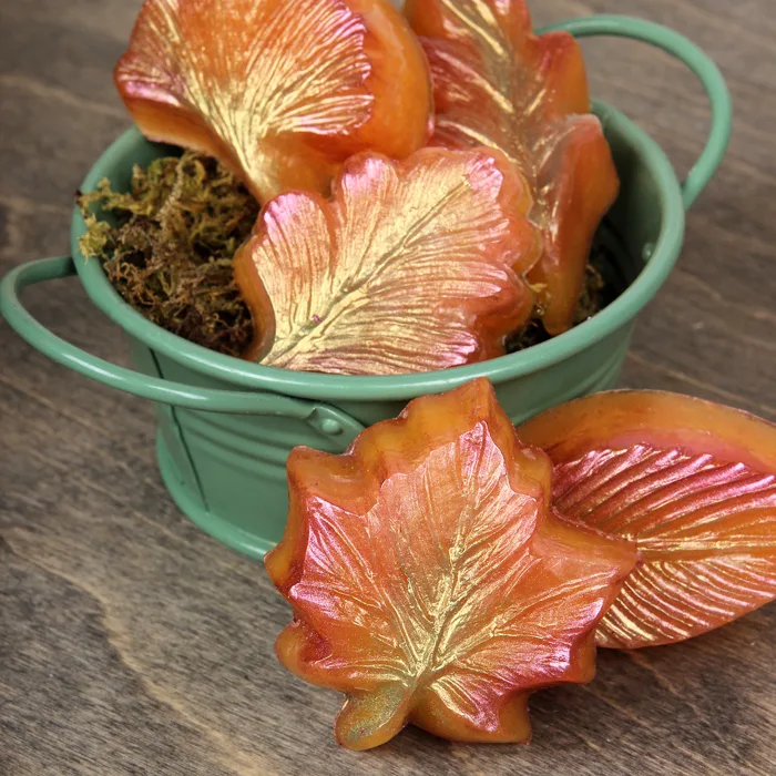 leaf soap easy Fall Crafts for Adults