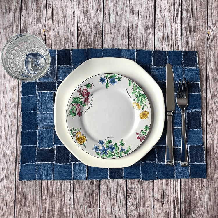 denim placemat