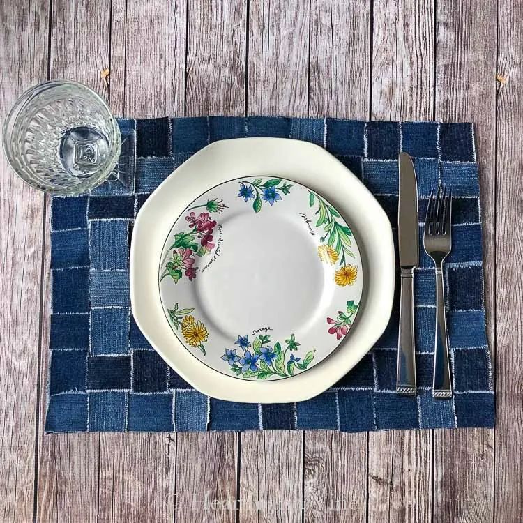 denim placemat