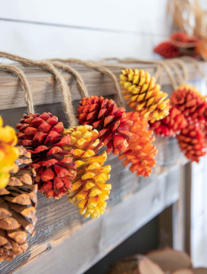 pine cone garland diy