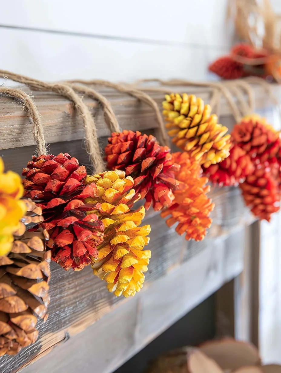pine cone garland diy