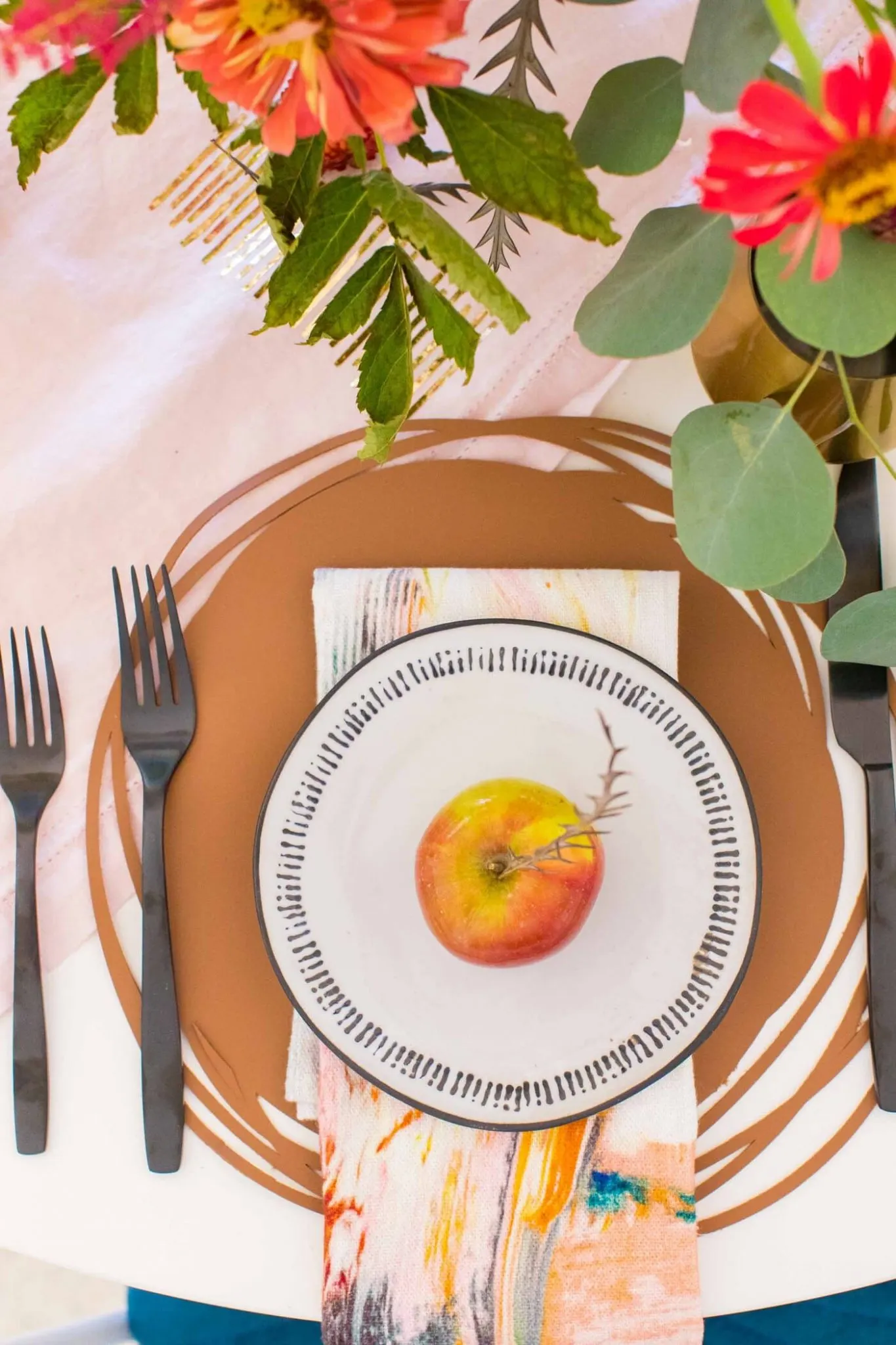 diy leather placemat