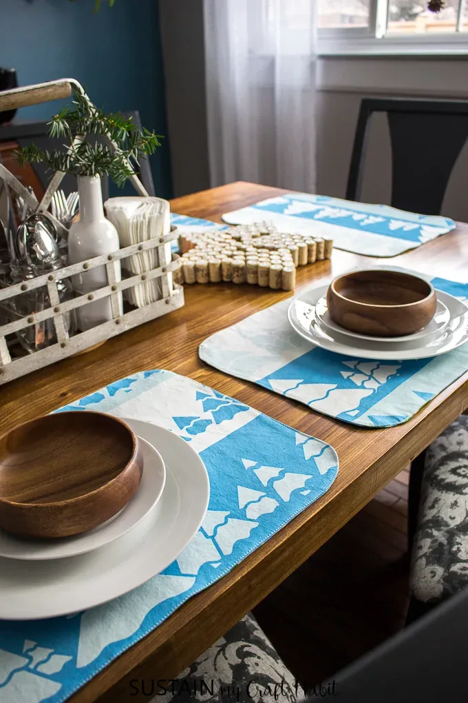 reversible placemat easy to sew
