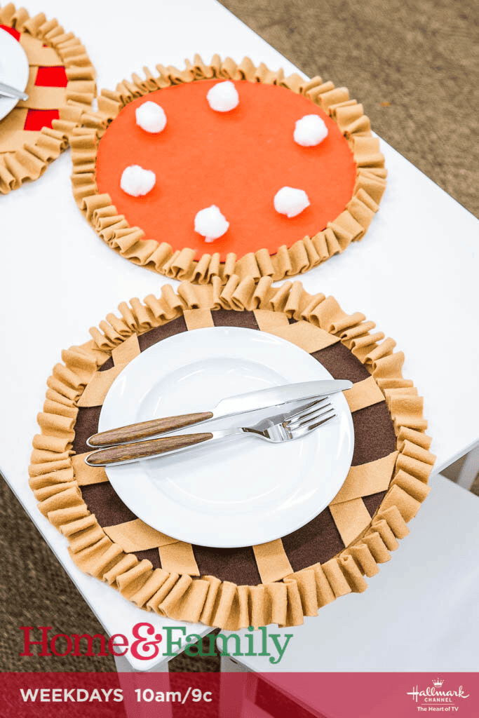 diy pie placemat