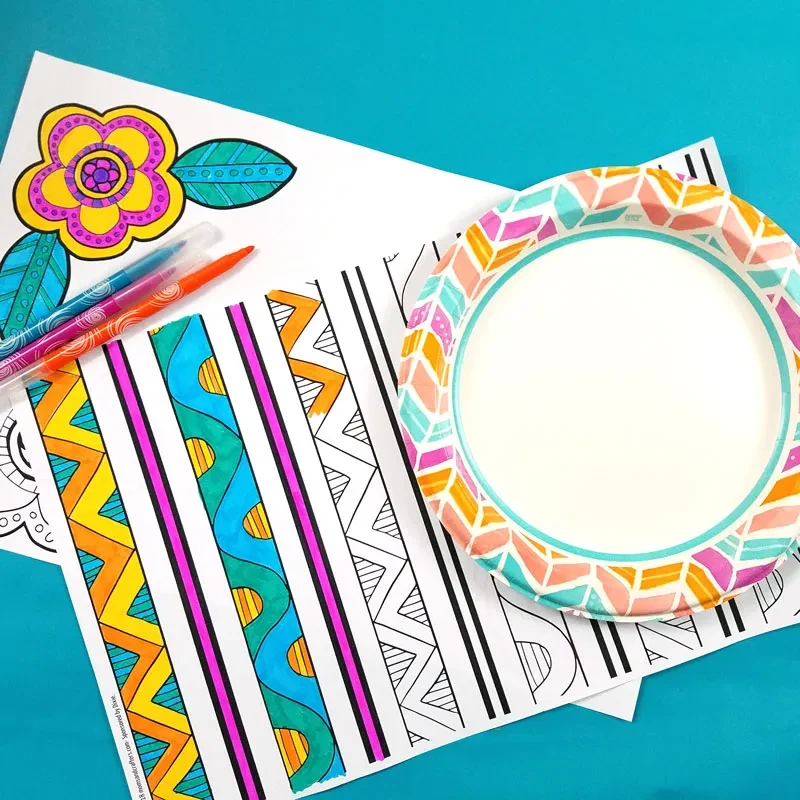 coloring placemat printable