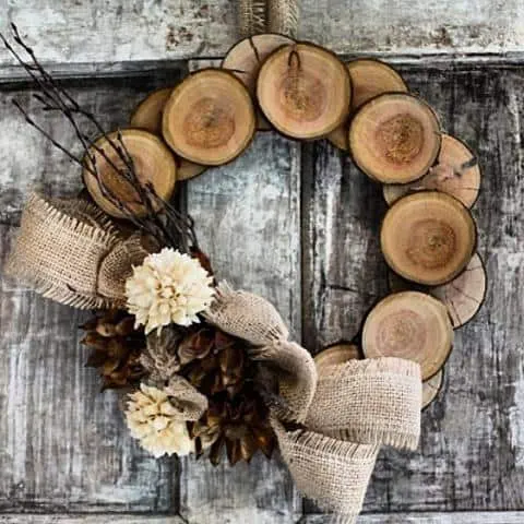 wood wreath