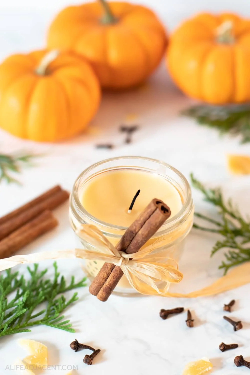 Fall Crafts for Adults diy candle