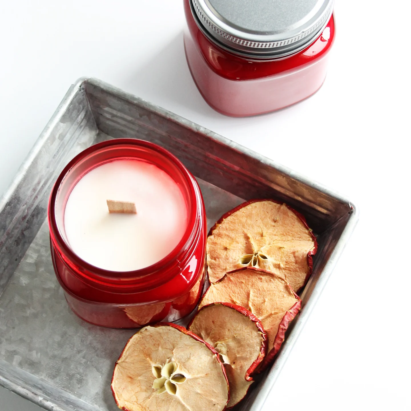 Fall Crafts for Adults apple candle