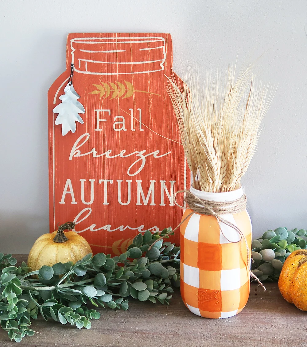 mason jar fall idea