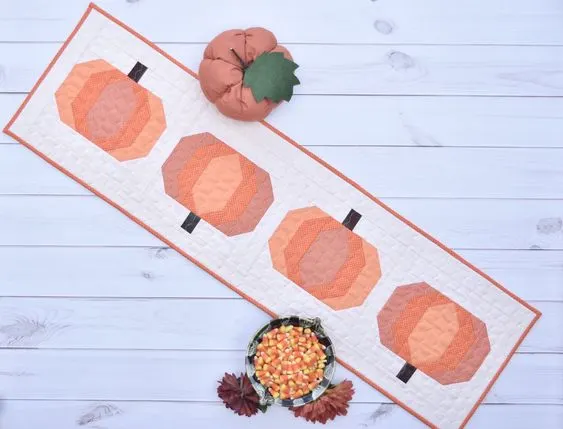 pumpkin table runner diy