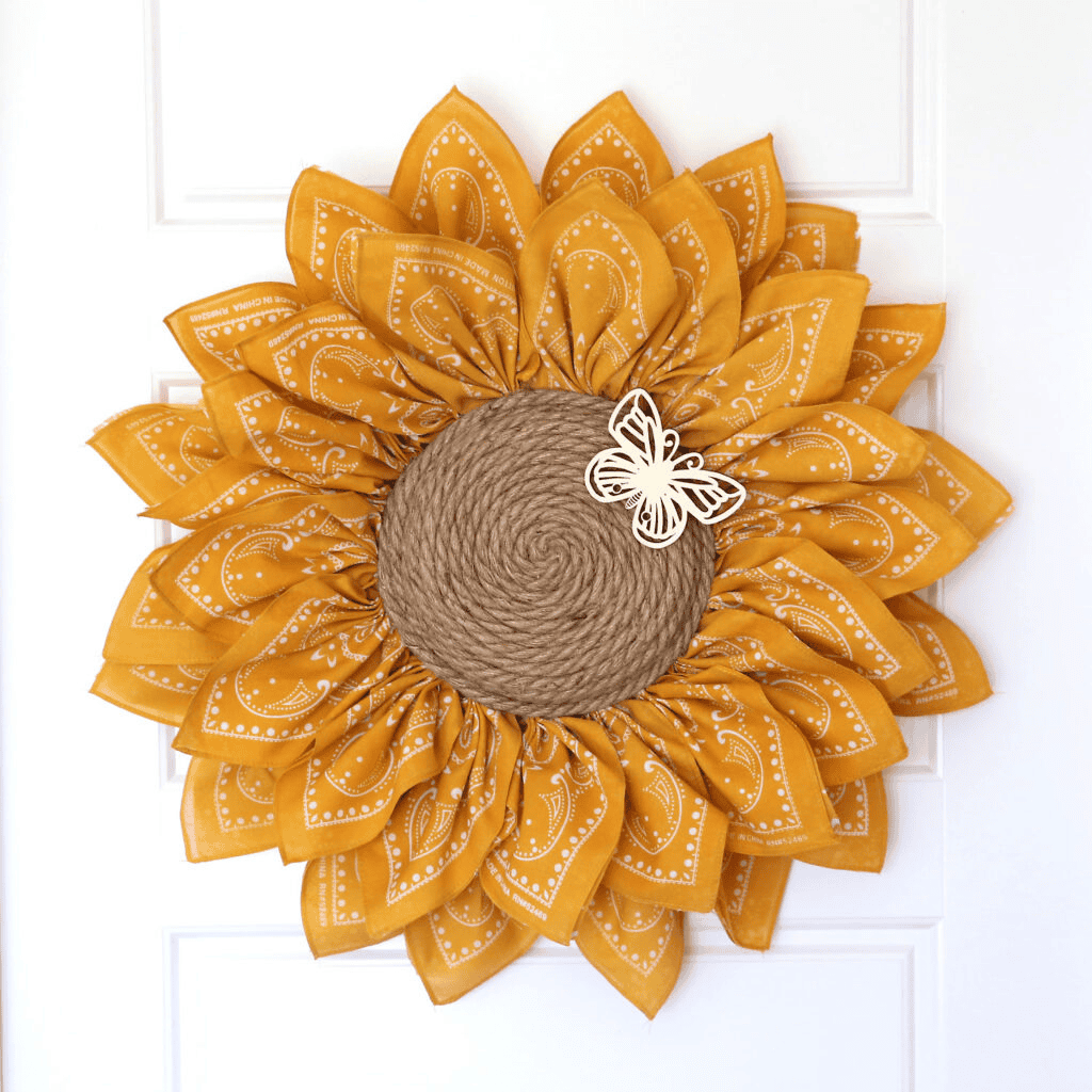 sunflower wreath pumpkin seed art easy Fall Crafts for Adults