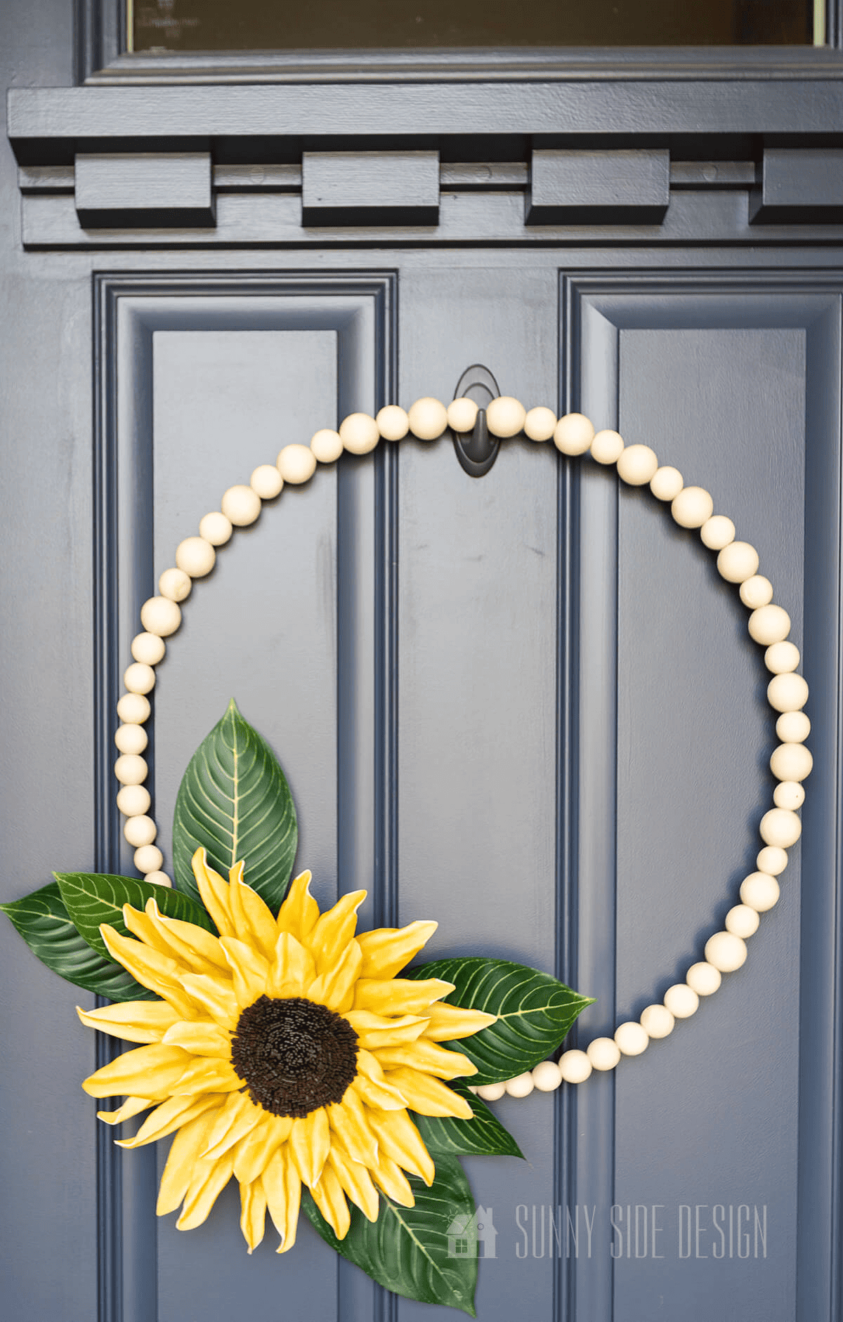 diy sunflower wreath