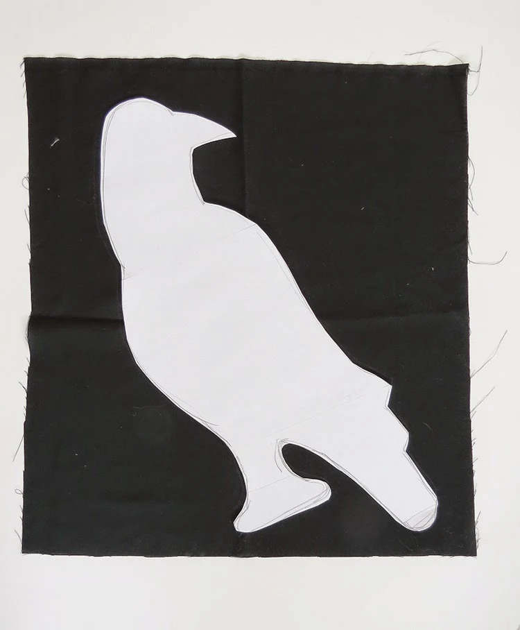 raven pillow diy