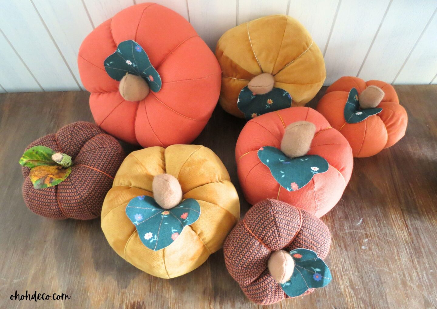 Easy Fabric Pumpkin Pattern You Can Make Today Easy Fabric Pumpkin Pattern You Can Make Today