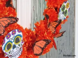 day of the dead wreath